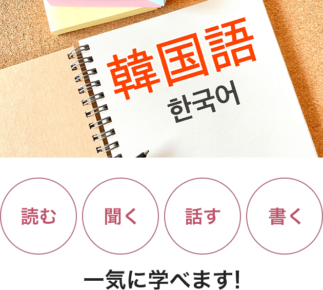 読む・聞く・話す・書く一気に学べます!